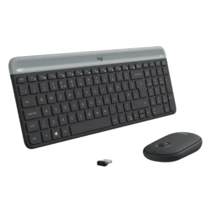 Slim Wireless Keyboard and Mouse Combo MK470 (Graphite)- SPA